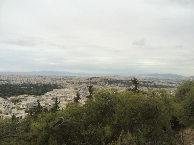 Mont Lycabette Athènes spot sunset