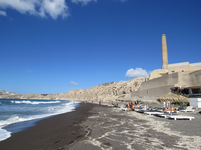 Vlychada plage nudiste santorin