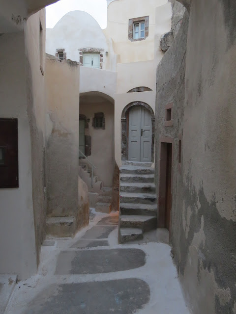 Village d'Emborio à Santorin