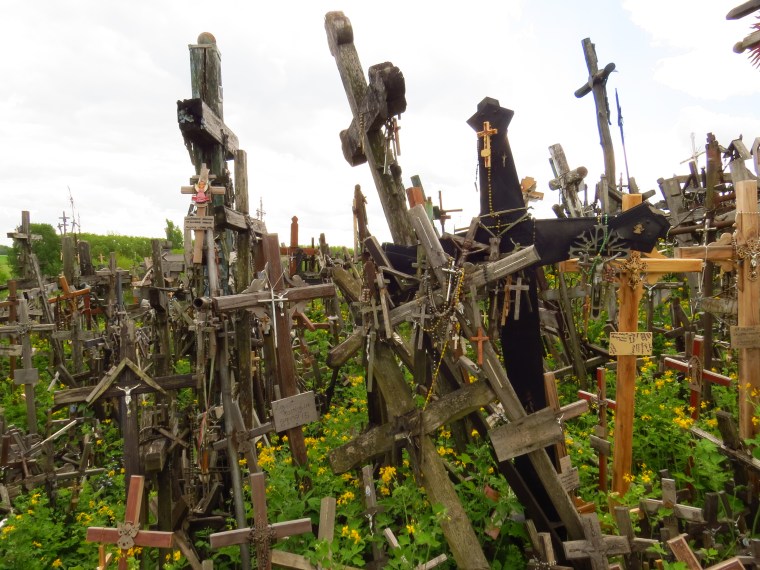 Collines des croix Lituanie Etats Baltes 