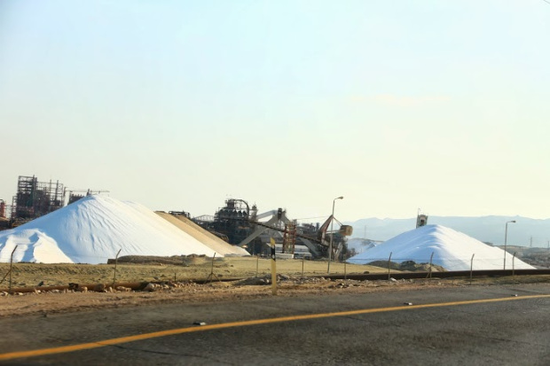 usine de sel mer morte Israel