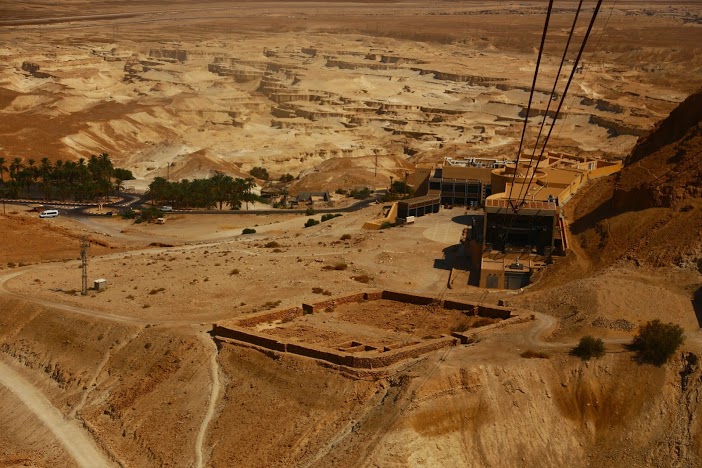 Fort de Massada Israel désert