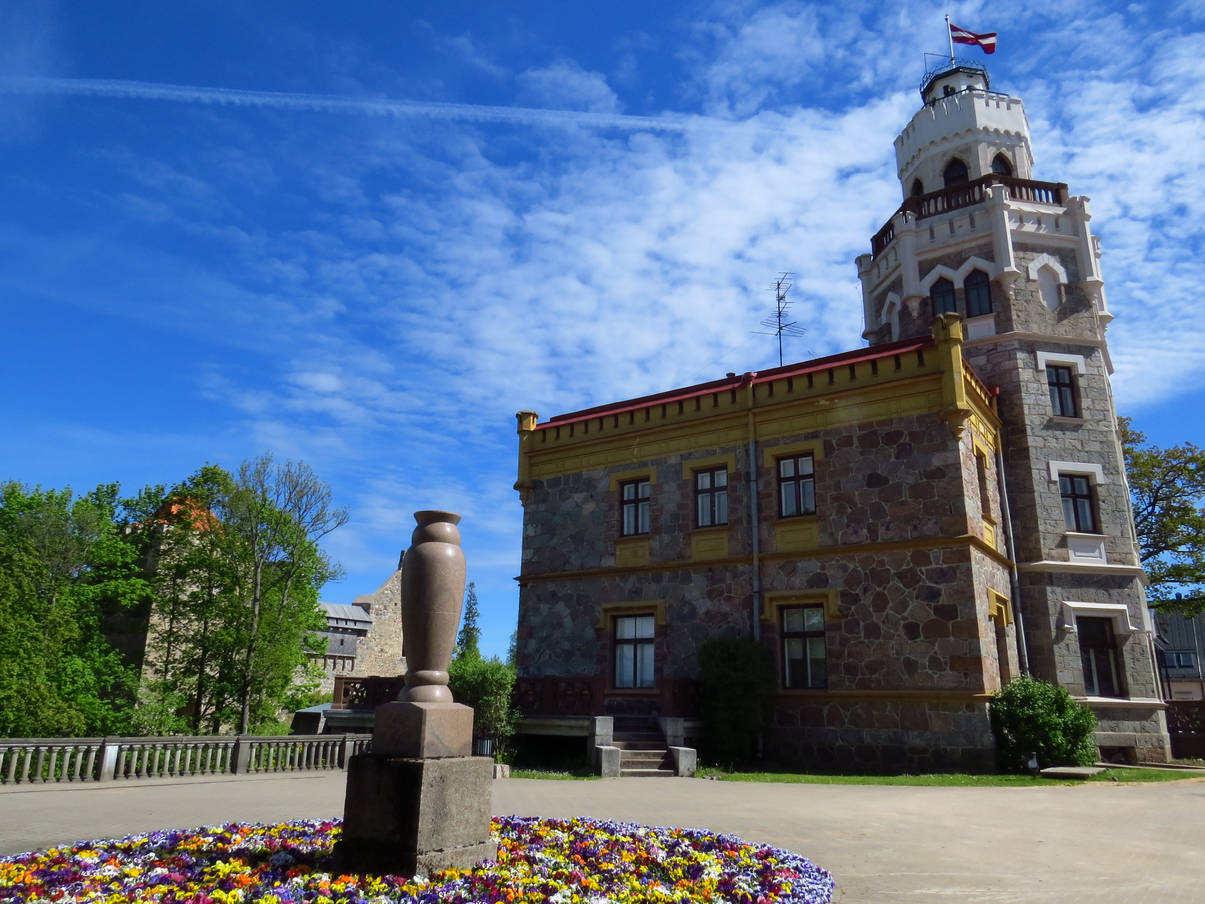 château neuf de Sigulda Lettonie 