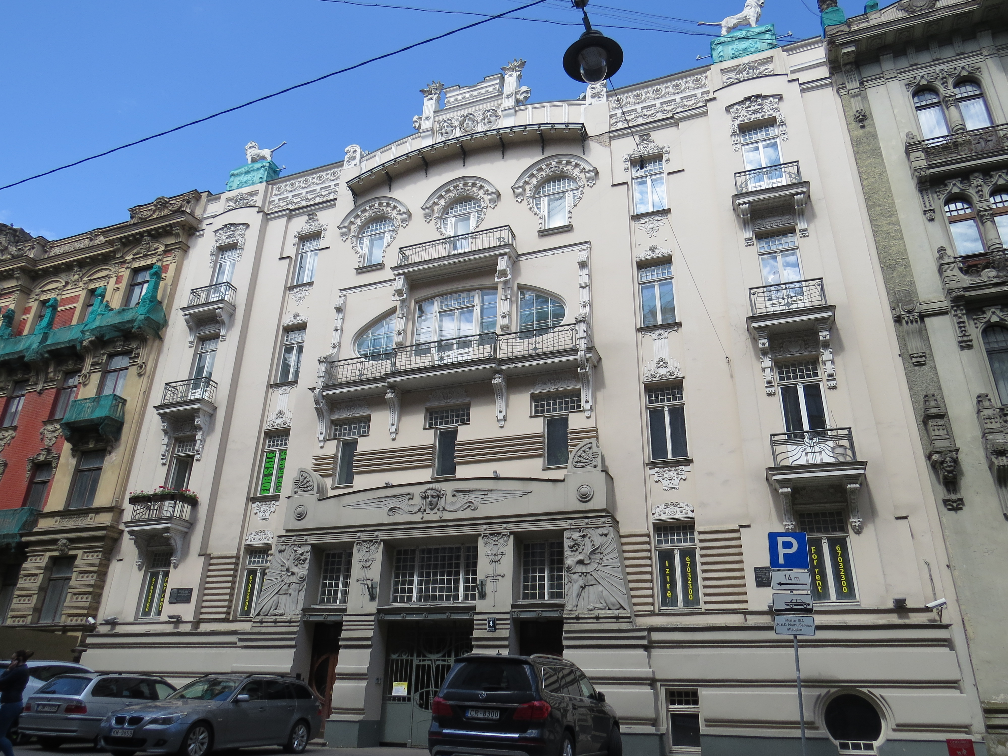 Art nouveau Riga Albert Iela 