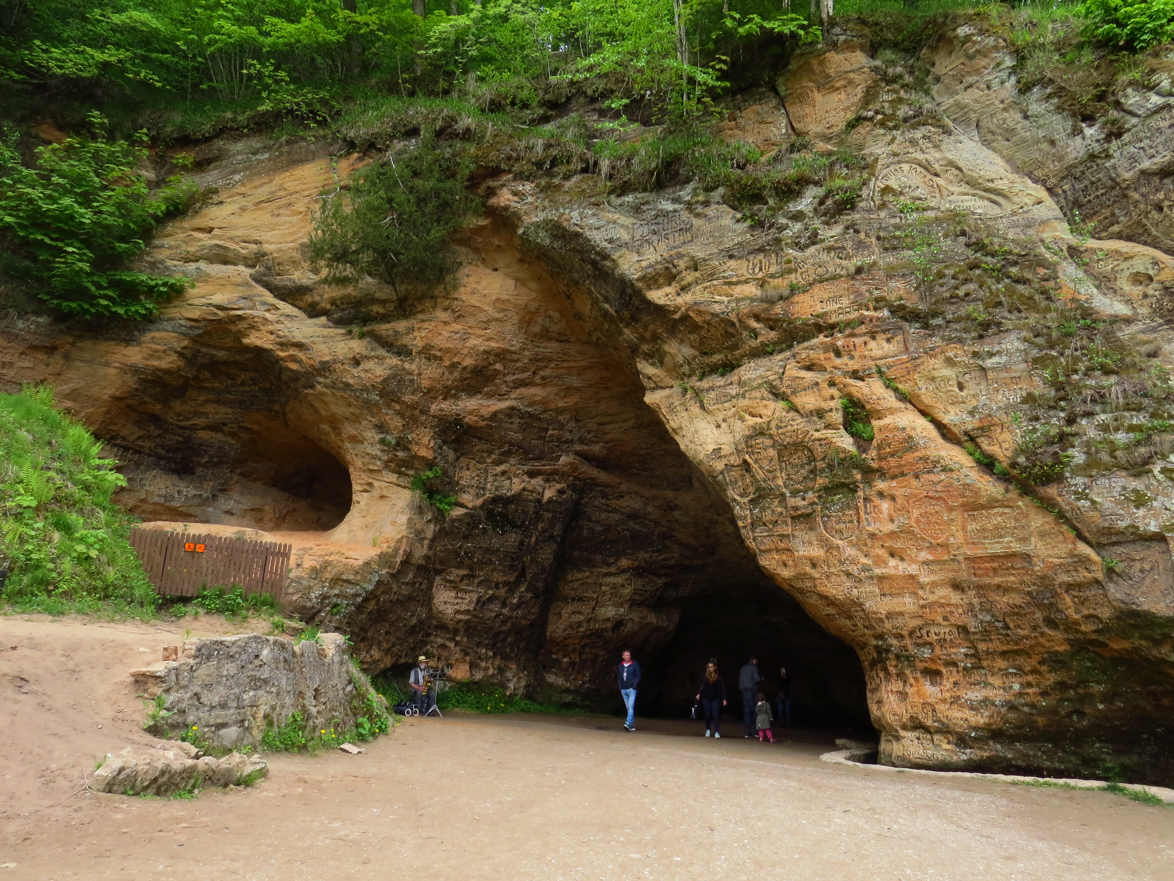 Grotte de Gutmana Sigulda Lettonie