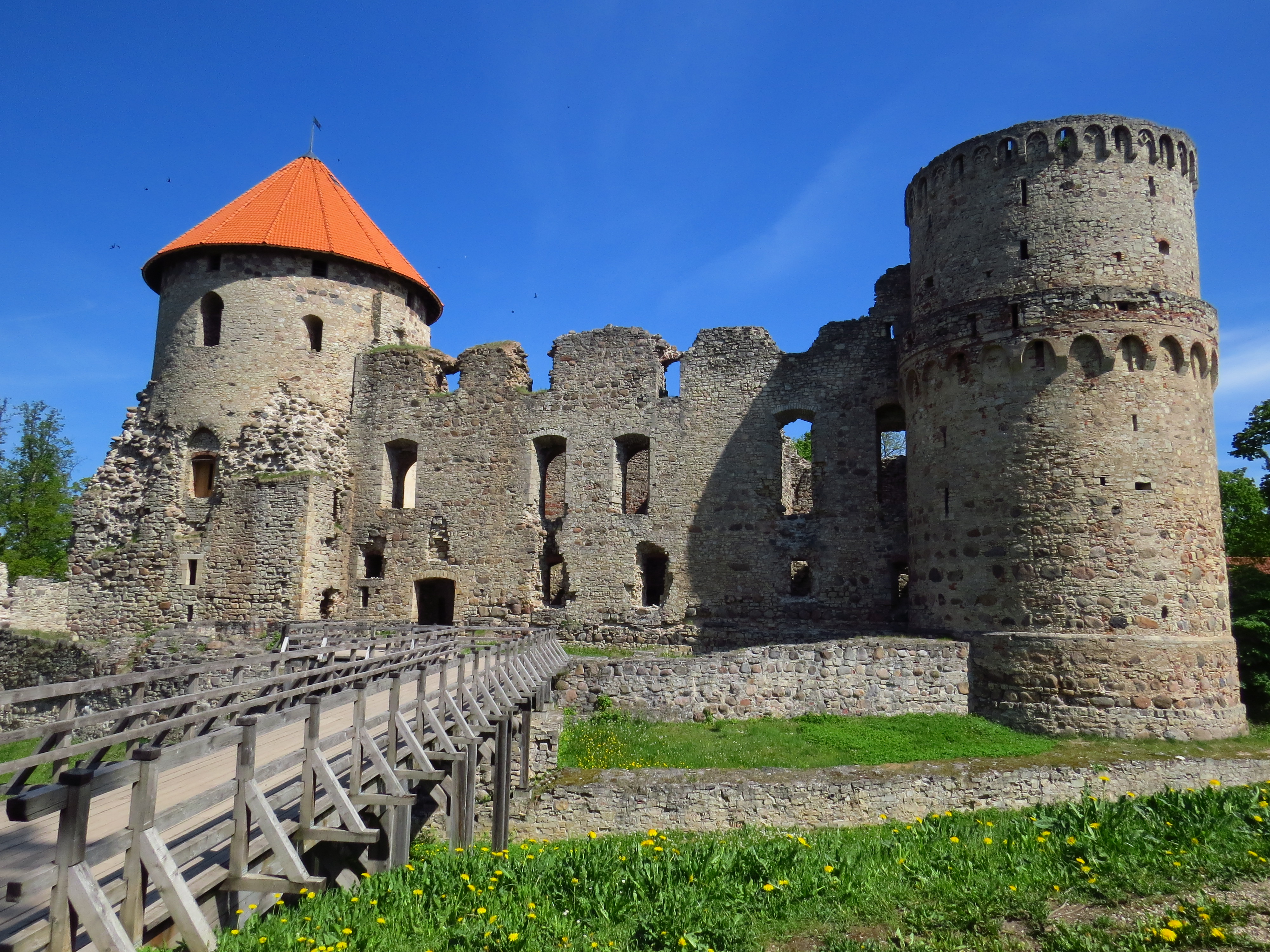 Chateau de Césis Etats Baltes