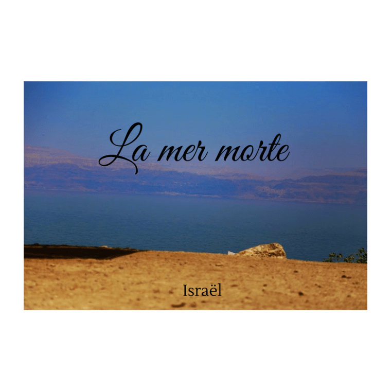 Mer morte côté Israel