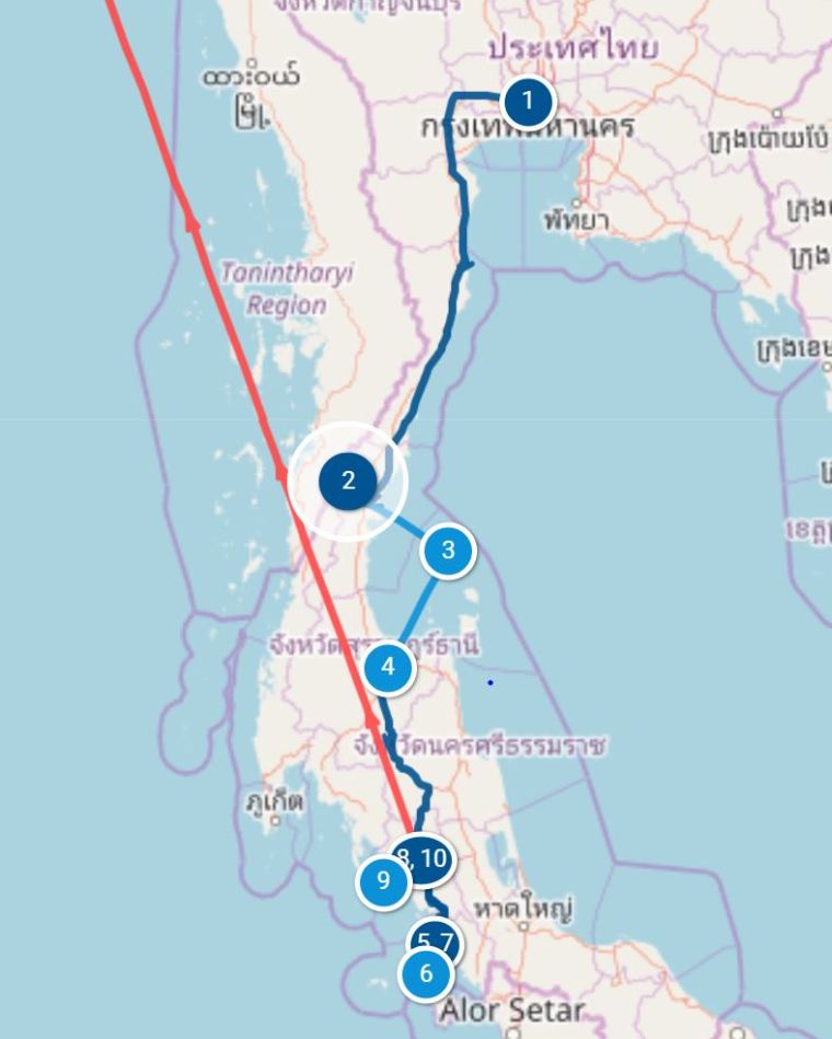 Itinéraire 18 jours îls thailande