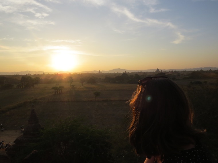 Spot sunset Bagan