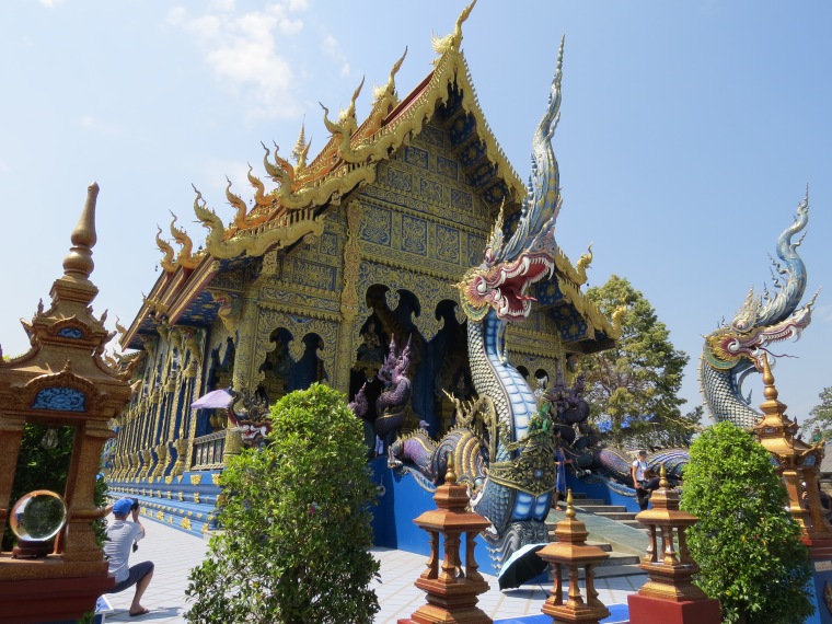 Temple bleu Chiang Rai Thailande