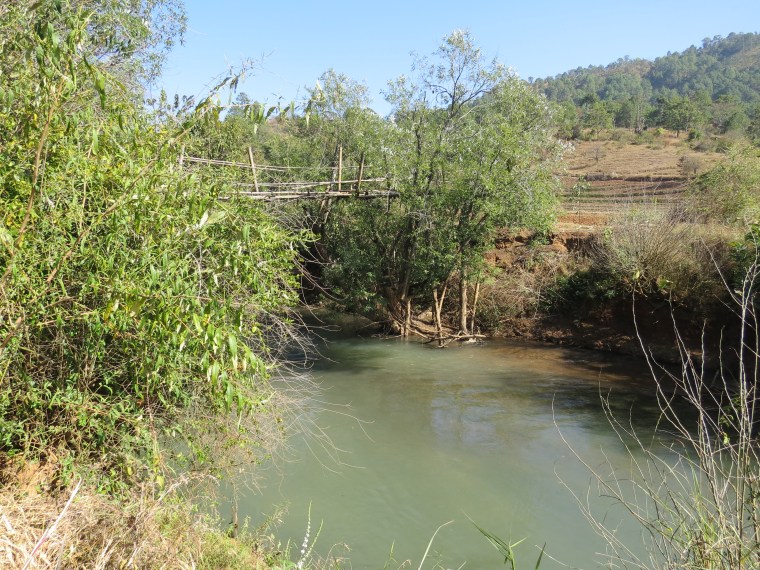 Paysage trek Kalaw Lac Inlé