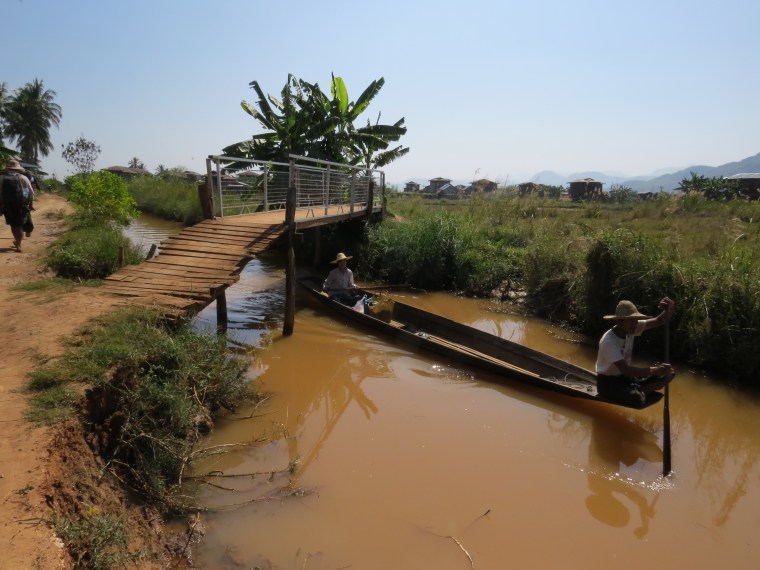 Arrivée du trek Kalaw Lac Inlé