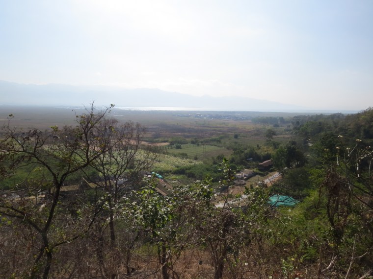 Viewpoint Mountain Pagoda Lac Inlé 