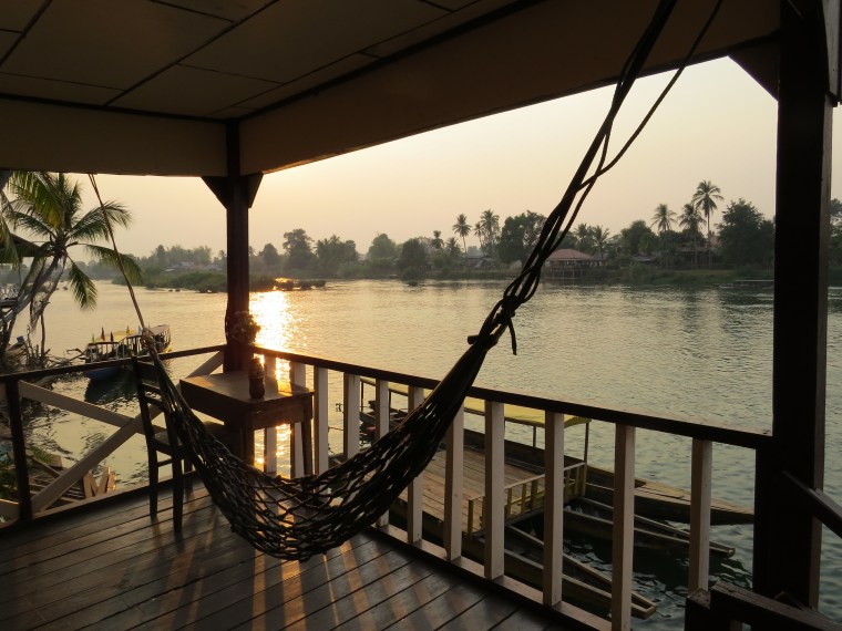 bungalow vue mékong 4000 îles
