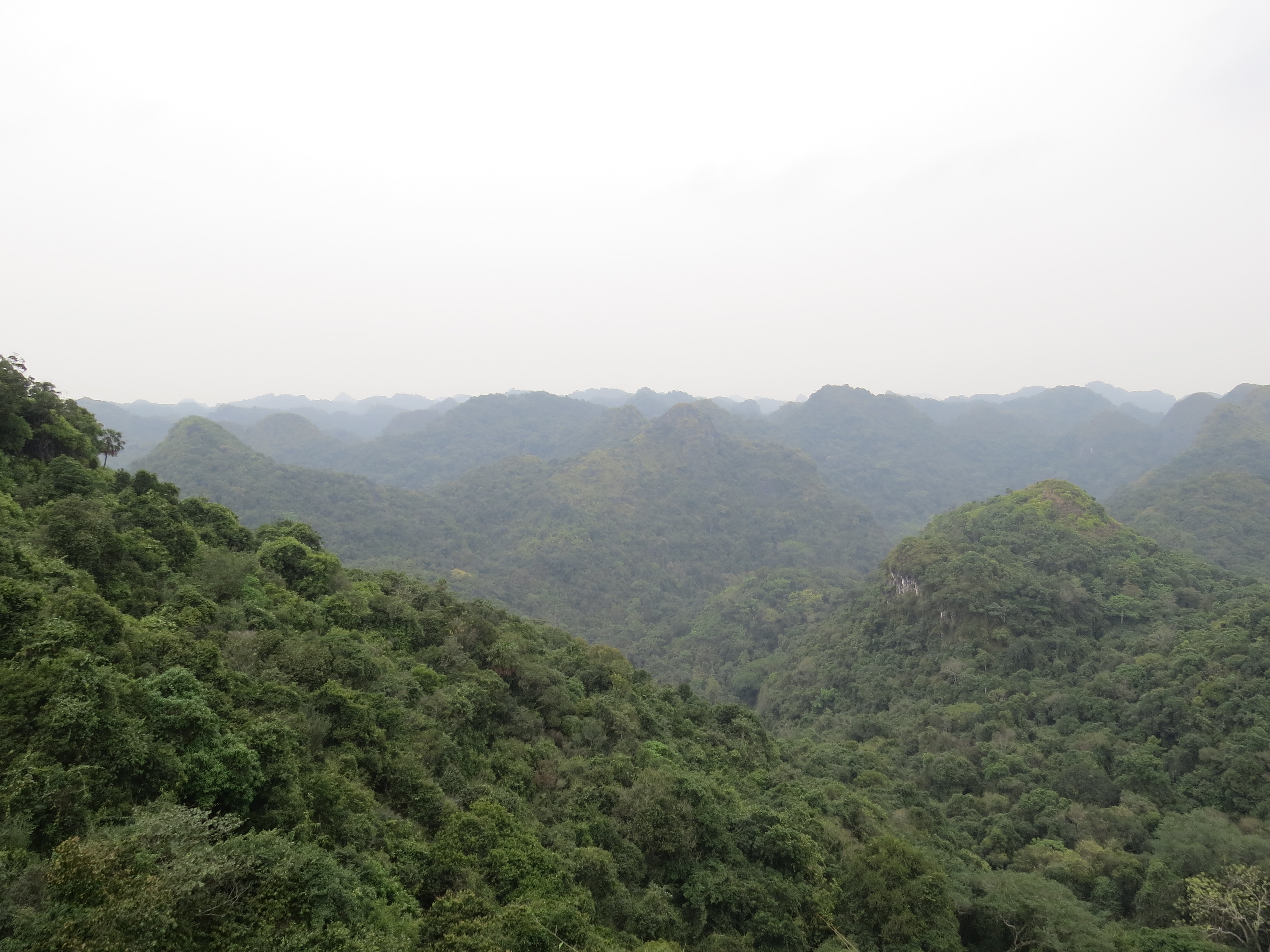 Ngu Lam Peak Point de vue sur île Cat Ba Vietnam