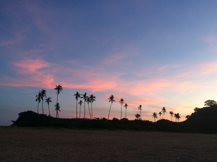 Sunset Nacpan Palawan