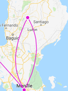 Banaue Manille itinéraire