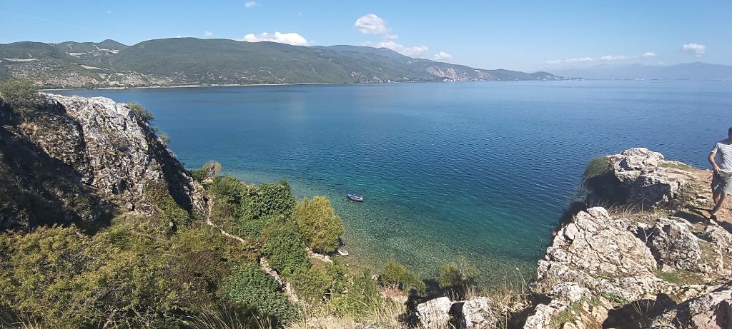 Lin sur les rives du Lac d'Ohrid en Albanie